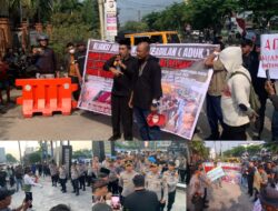 Korban Penganiayaan Malah Tersangka, ADUK Geruduk Mapolres Dumai Pertanyakan Kinerja Penyidik