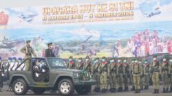 Danpuslatpur Kodiklatad Hadiri HUT ke-81 TNI, Teguhkan Semangat TNI Bersama Rakyat