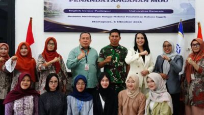 Gandeng Unbara, Puslatpur Kodiklatad Perluas Pengabdian melalui English Corner