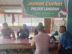 Kapolsek Langgam Serap Keluhan Warga dalam Jumat Curhat