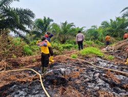 Sinergi TNI-Polri dan Instansi Daerah, Penanganan Karhutla di Inhu Berlanjut