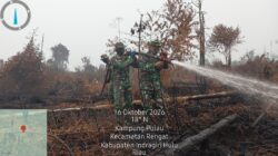 Kodam XIX/Tuanku Tambusai Dukung Penanganan Karhutla di Indragiri Hulu